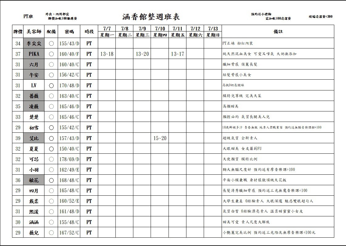 晴光館 - [花香]台北正妹按摩