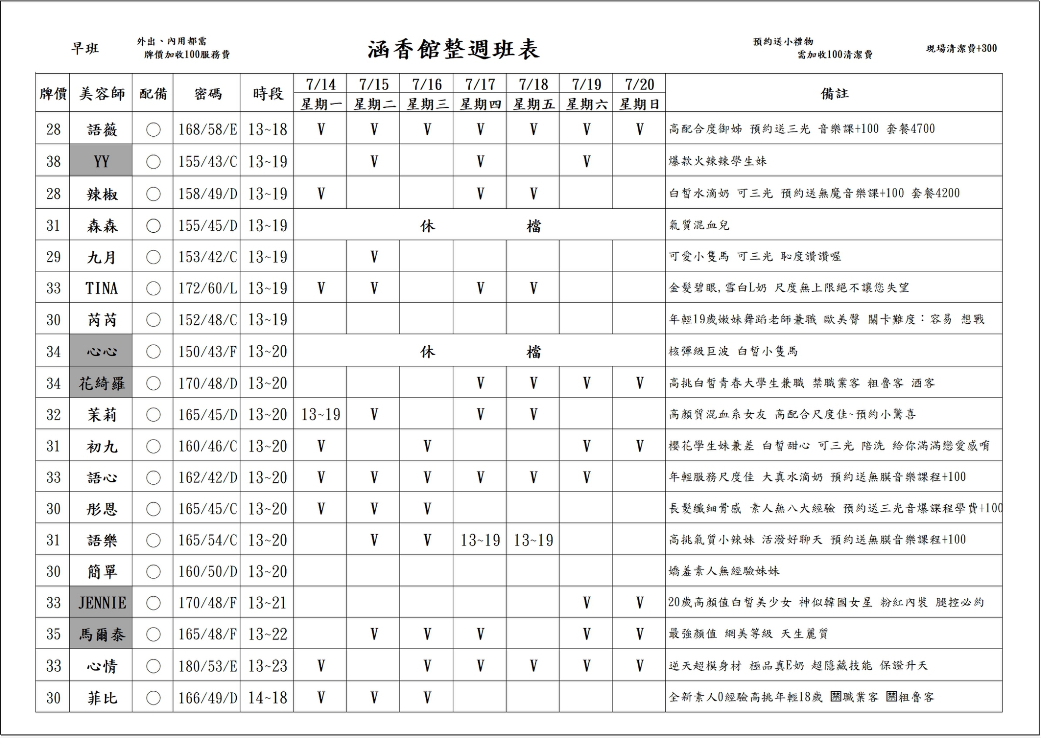 晴光館 - [花香]台北正妹按摩