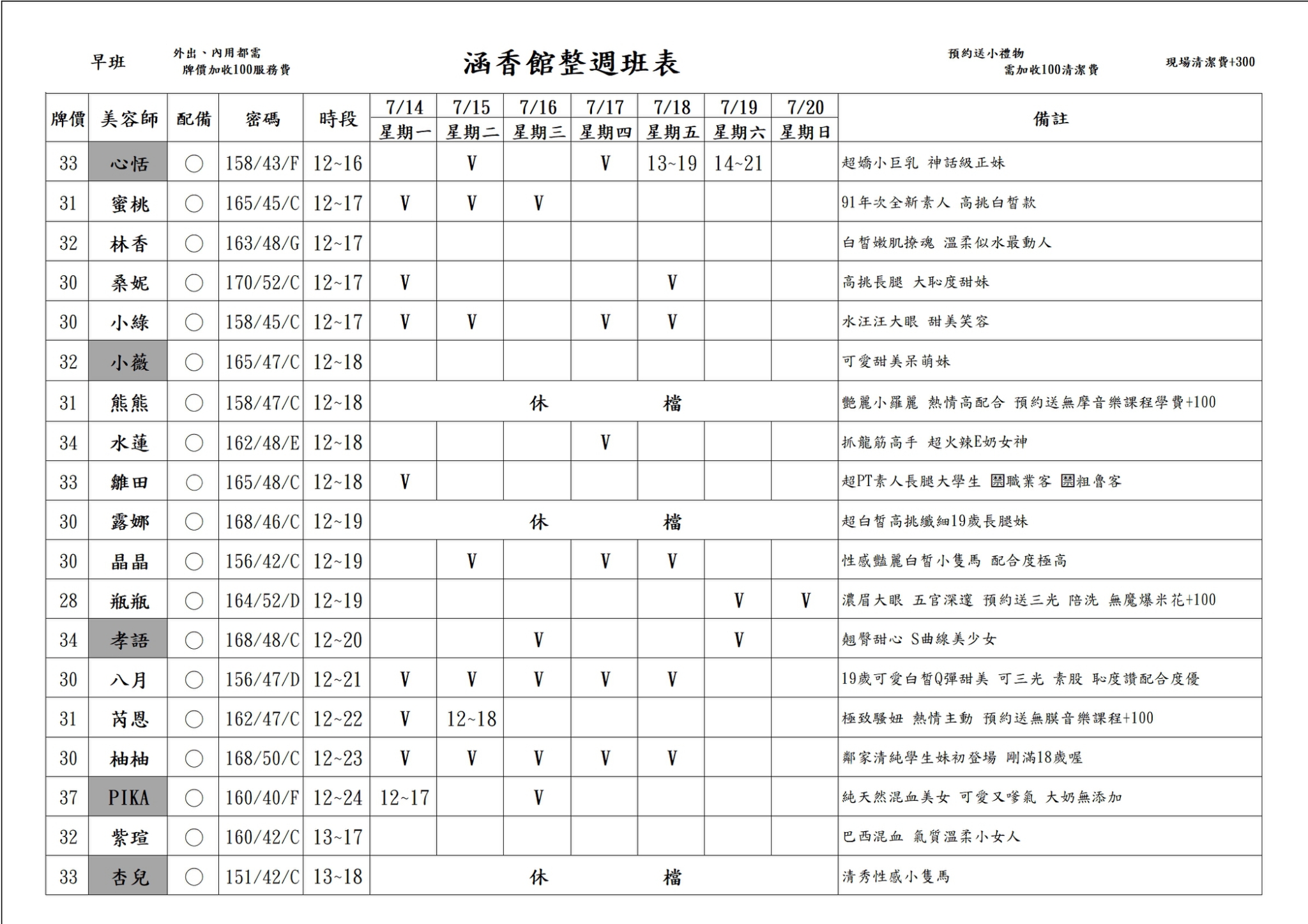 晴光館 - [花香]台北正妹按摩