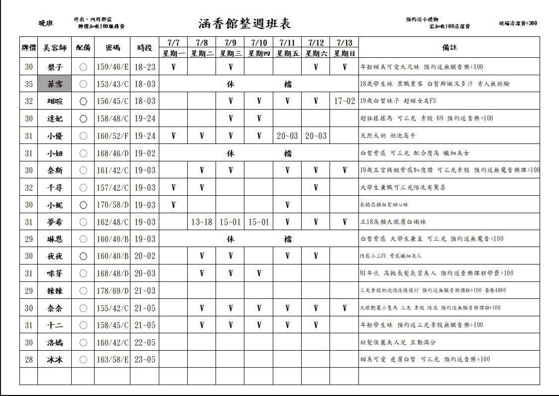 晴光館 - [花香]台北正妹按摩